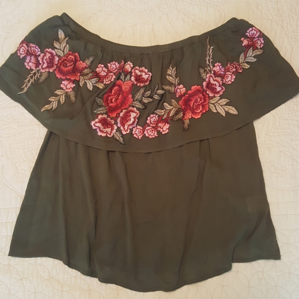 Off the shoulder blouse